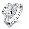 Split Shank Diamond Ring